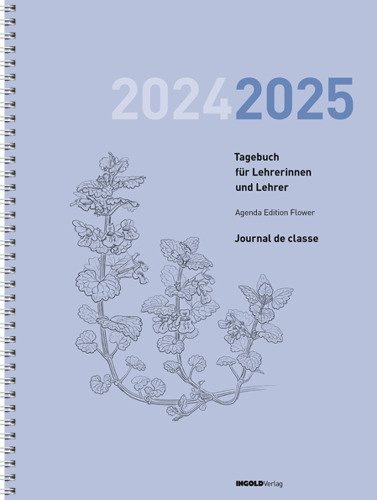 Lehrerinnen- und Lehrertagebuch 2024/25 Edition Flower / SPEZIALBESTELLUNG